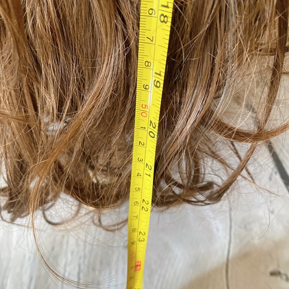 Golden Brown Long Curly Wavy Hair Wig Hair Extensions 26" - Picture 8 of 8
